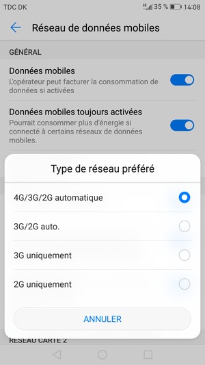 Sélectionnez votre option préférée