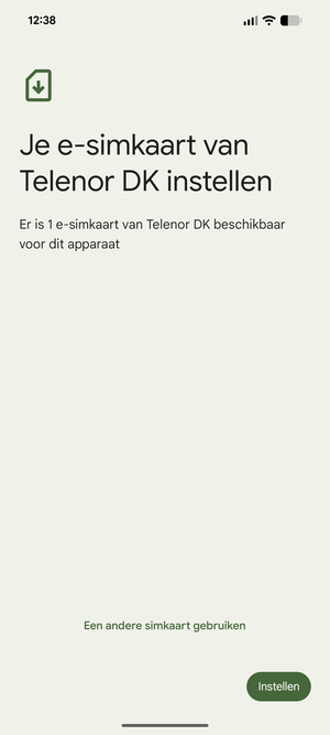 Selecteer Instellen