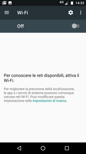 Attiva Wi-Fi