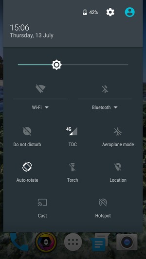 Select the Settings button