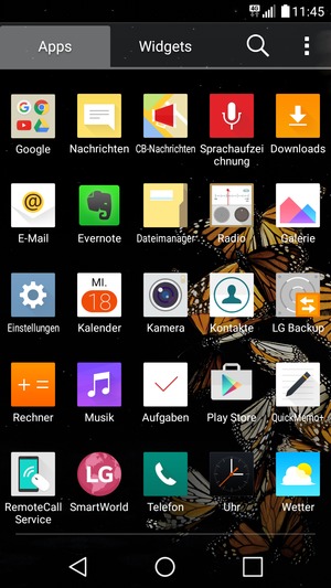 Wählen Sie E-Mail