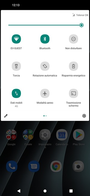 Disattiva Wi-Fi e Bluetooth