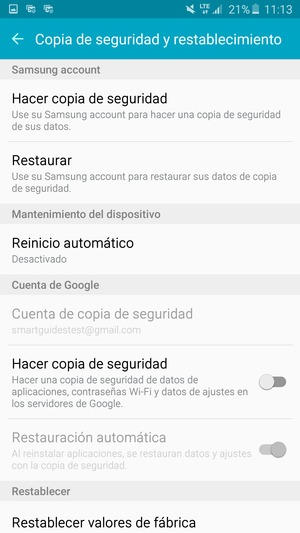 Active Hacer copia de seguridad