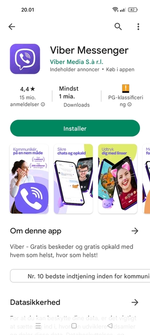 Vælg Installer