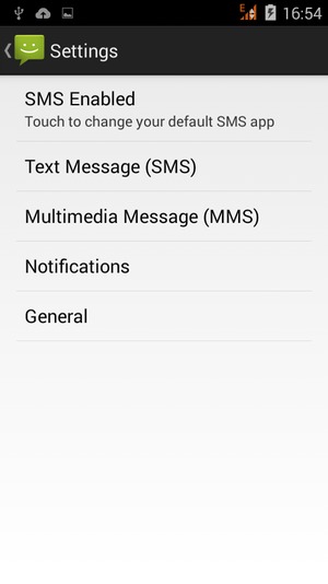 Select Text Message(SMS)