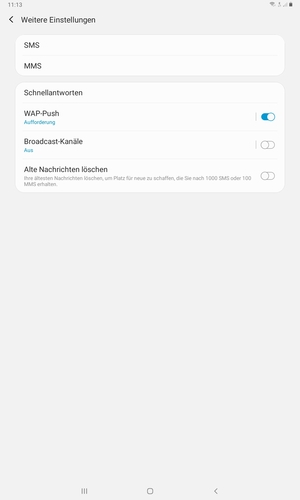 Wählen Sie SMS