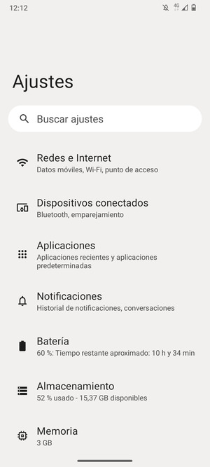 Seleccione Redes e Internet