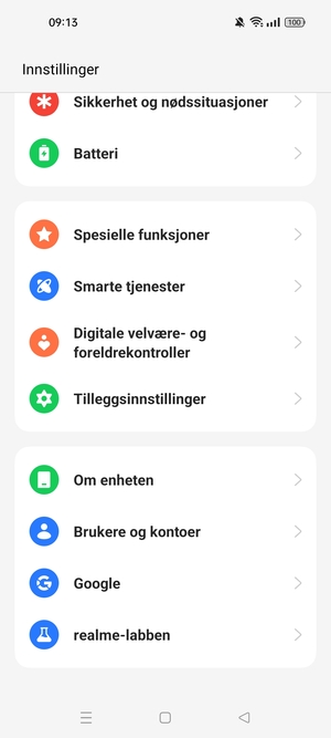 Bla til og velg Brukere og kontoer