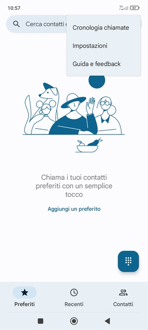 Seleziona Impostazioni