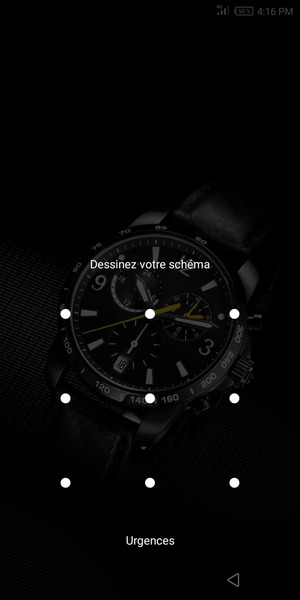 Votre téléphone est maintenant sécurisé par un écran de verrouillage