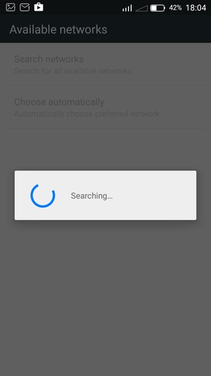 Wait for the search to finish