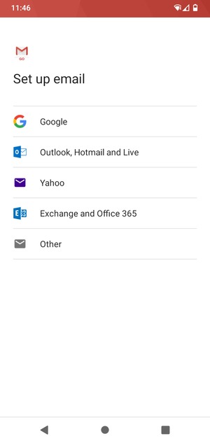 Select Outlook, Hotmail and Live