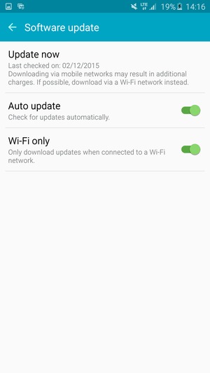 Select Update now