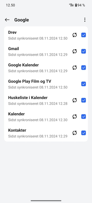 Vælg Menu-knappen