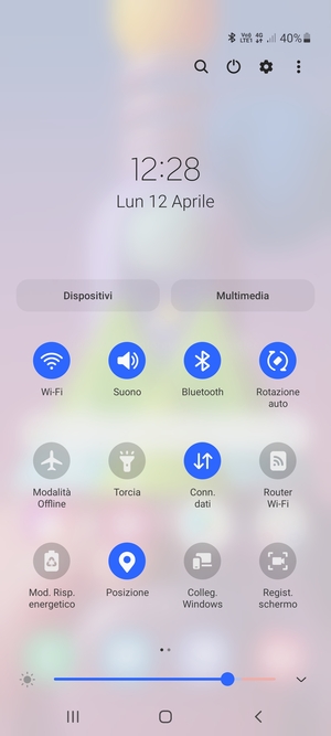 Disattiva Wi-Fi e Bluetooth