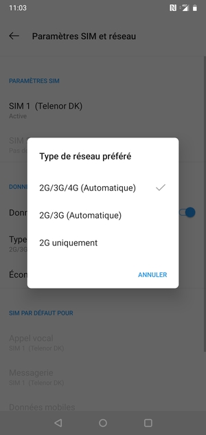 Sélectionnez votre option préférée