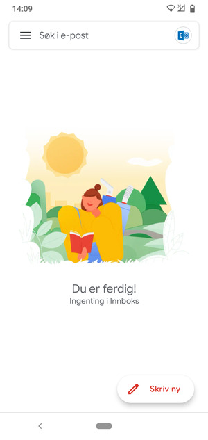 Kontoen er klar til bruk