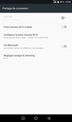 Sélectionnez Configurer le point d'accès Wi-Fi