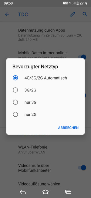 Wählen Sie Ihre gewünschte Option