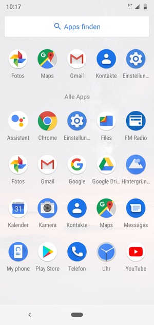 Wählen Sie Einstellungen