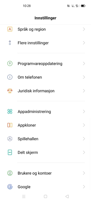 Bla til og velg Brukere og kontoer