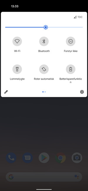 Vælg Batterisparefunktion
