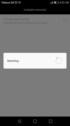 Wait for the search to finish