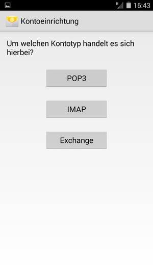 Wählen Sie Exchange