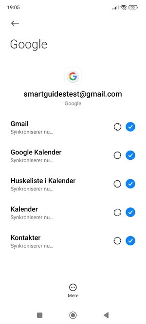 Dine kontakter fra Google vil nu blive synkroniseret til din smartphone