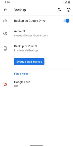 Seleziona Account