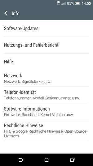 Wählen Sie Software-Updates