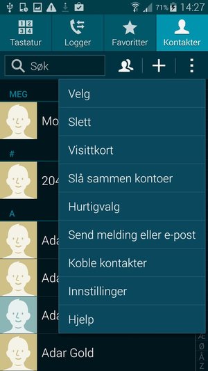 Hvis du ser dette skjermbildet, velg Innstillinger
