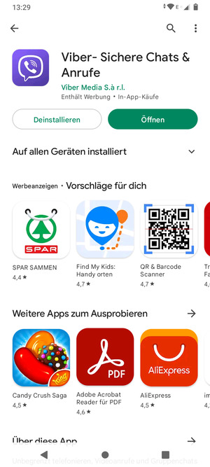 Wählen Sie Öffnen
