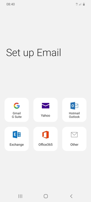 Select Gmail G Suite