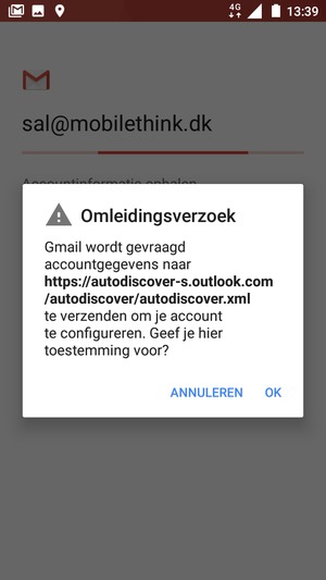 Selecteer OK