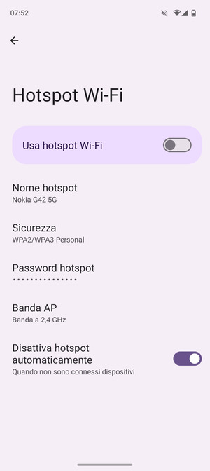 Attiva Usa hotspot Wi-Fi