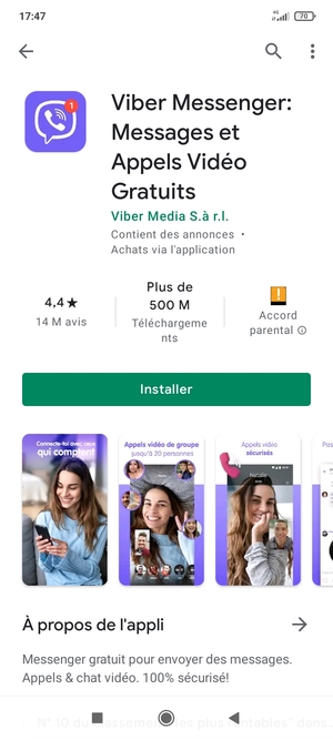 Sélectionnez Installer
