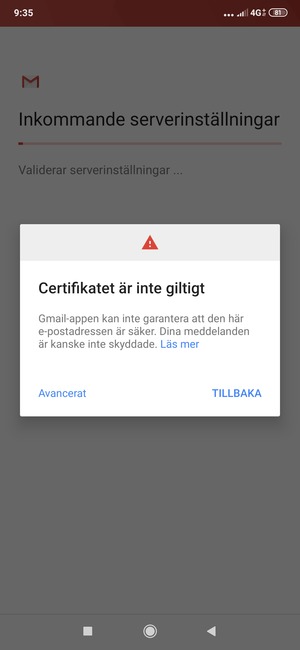 Välj Avancerat