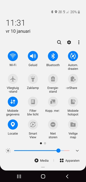 Schakel Wi-Fi en Bluetooth uit