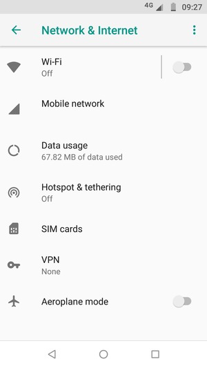 Select Wi-Fi