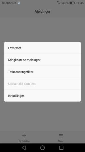 Velg Innstillinger