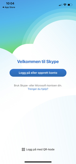 Applikasjonen er klar til bruk