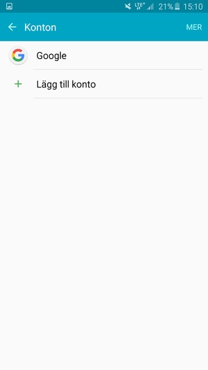 Välj Google