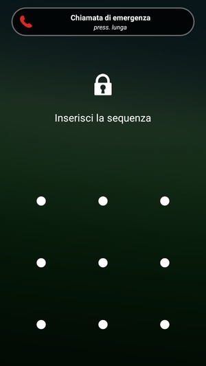 Il tuo telefono è ora protetto dal blocco schermo