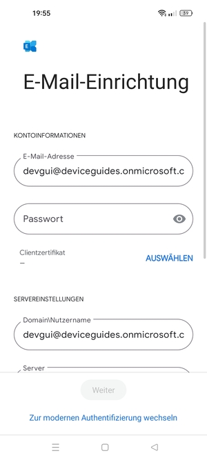 Geben Sie Ihre Passwort ein
