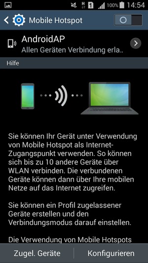 Wenn Sie diesen Bildschirm sehen, wählen Sie Konfigurieren