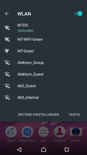Schalten Sie WLAN aus