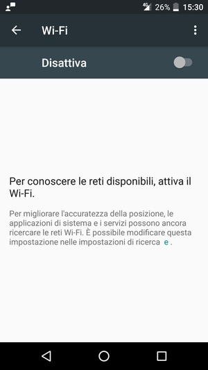 Attiva Wi-Fi