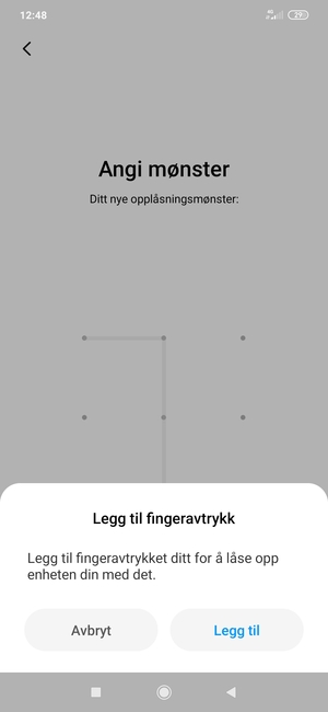 Velg Avbryt
