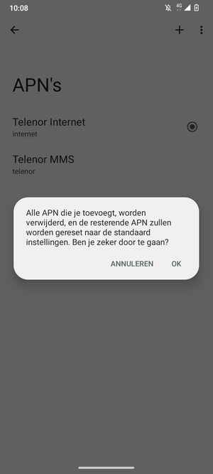 Selecteer OK